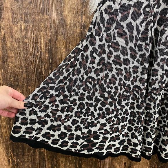 Trina Turk Huxley Leopard Print Fit & Flare Dress - Picture 3 of 8